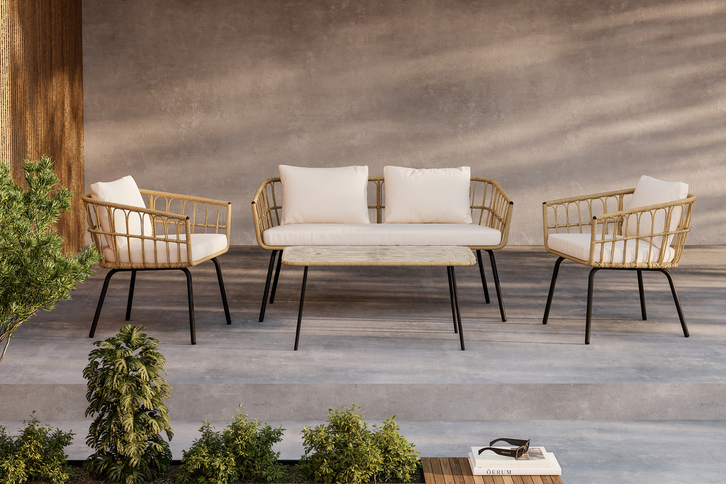 Venture Home Ortigia Loungeset Natur Utomhus