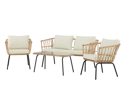 Venture Home Ortigia Loungeset Natur Utomhus