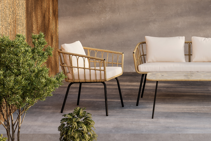 Venture Home Ortigia Loungeset Natur Utomhus