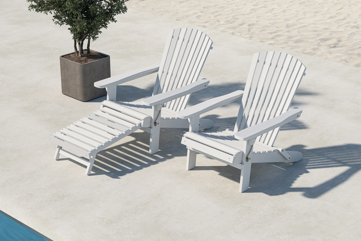 Venture Home Tropea Solstol Vit