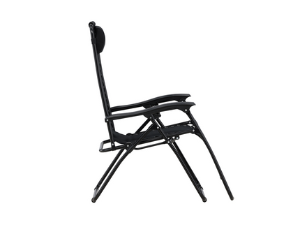 Venture Home Vulcano Solstolar Svart 2-Pack