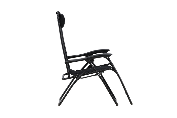 Venture Home Vulcano Solstolar Svart 2-Pack