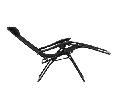 Venture Home Vulcano Solstolar Svart 2-Pack