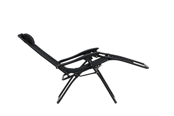 Venture Home Vulcano Solstolar Svart 2-Pack