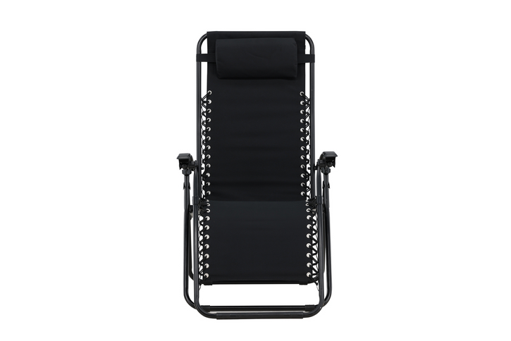 Venture Home Vulcano Solstolar Svart 2-Pack