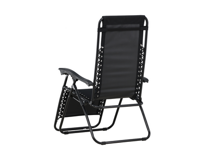 Venture Home Vulcano Solstolar Svart 2-Pack