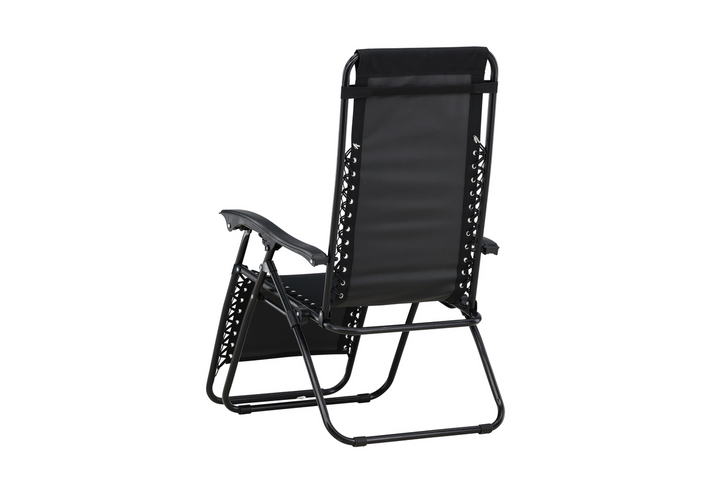 Venture Home Vulcano Solstolar Svart 2-Pack