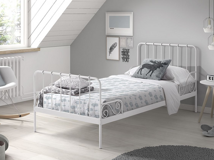 Vipack Alice Säng 90x200 cm, Vit