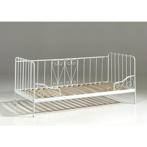 Vipack Alice Juniorsäng 90x200 cm, Vit