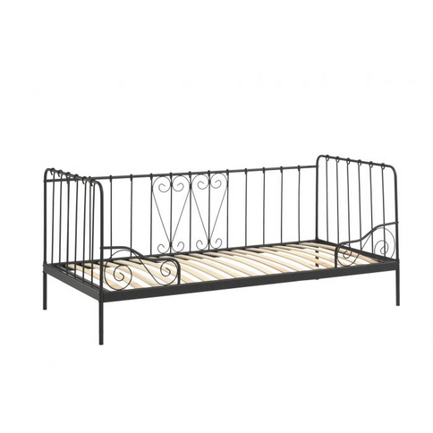 Vipack Alice Juniorsäng 90x200 cm, Svart