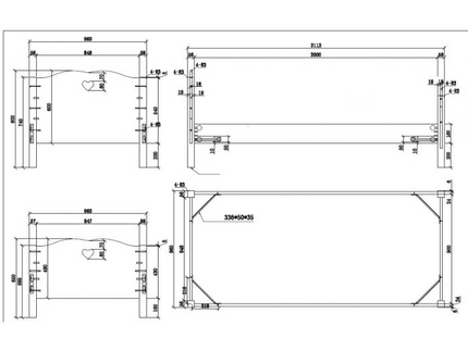 Vipack Amori Enkelsäng 90x200 cm, Vit
