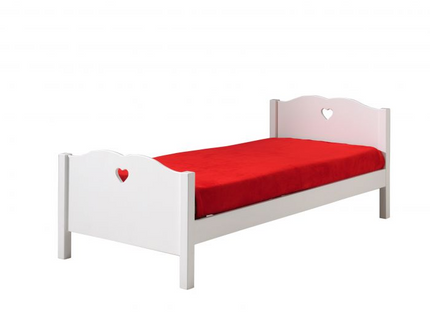 Vipack Amori Enkelsäng 90x200 cm, Vit