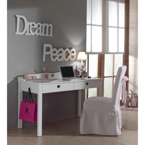Vipack Amori Skrivbord, Vit