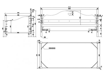 Vipack Amori Juniorsäng 90x200 cm, Vit