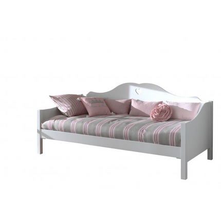 Vipack Amori Juniorsäng 90x200 cm, Vit
