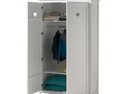 Vipack Amori 2-Dörrars Garderob, Vit