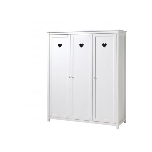 Vipack Amori 3-Dörrars Garderob, Vit