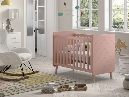 Vipack Billy Spjälsäng 60x120 cm, Rosa