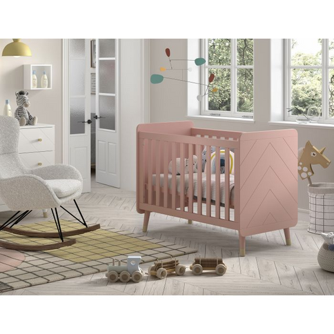 Vipack Billy Spjälsäng 60x120 cm, Rosa