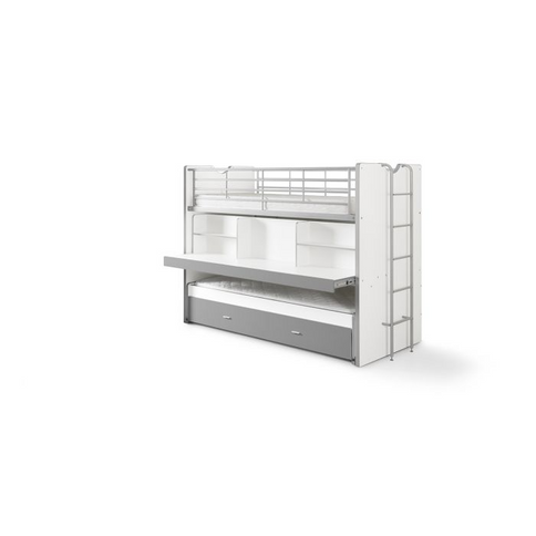Vipack Bonny Våningssäng 90x200 cm, Silver