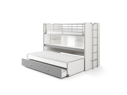 Vipack Bonny Våningssäng 90x200 cm, Silver