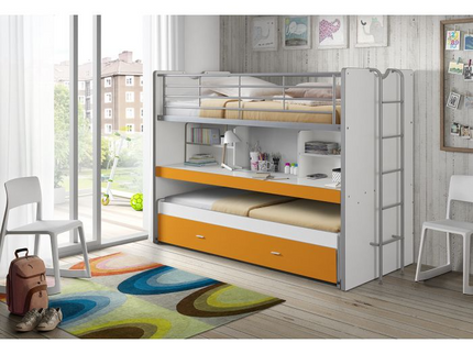 Vipack Bonny Våningssäng 90x200 cm, Orange