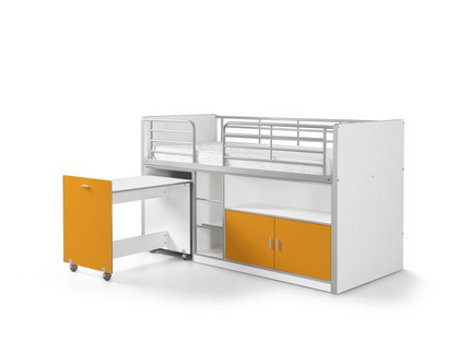 Vipack Bonny Loftsäng Säng 90x200 cm, Orange