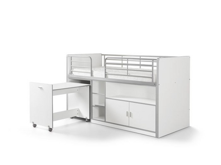 Vipack Bonny Loftsäng 90x200 cm, Vit