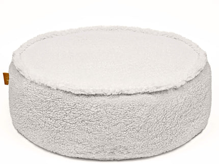 Meowbaby Bearly Rund Sittpuff, Cream