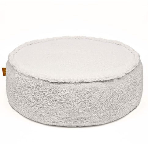Meowbaby Bearly Rund Sittpuff, Cream