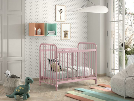 Vipack Bronxx Spjälsäng 60x120 cm, Rosa