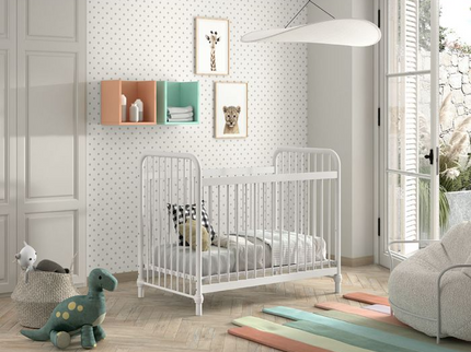 Vipack Bronxx Spjälsäng 60x120 cm, Vit