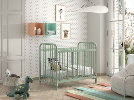 Vipack Bronxx Spjälsäng 60x120 cm, Olivgrön