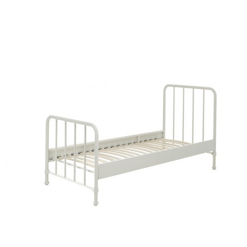 Vipack Bronxx Enkelsäng 90x200 cm, Vit