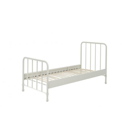 Vipack Bronxx Enkelsäng 90x200 cm, Vit