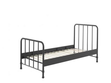 Vipack Bronxx Enkelsäng 90x200 cm, Svart