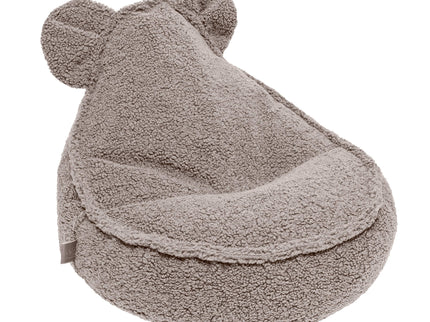 Meowbaby Bearly Saccosäck Teddy, Ljusgrå