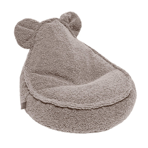 Meowbaby Bearly Saccosäck Teddy, Ljusgrå