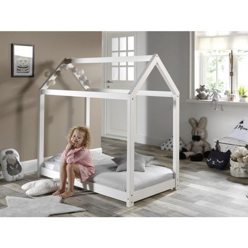 Vipack Hussäng Med Madrass 70x140 cm, Vit