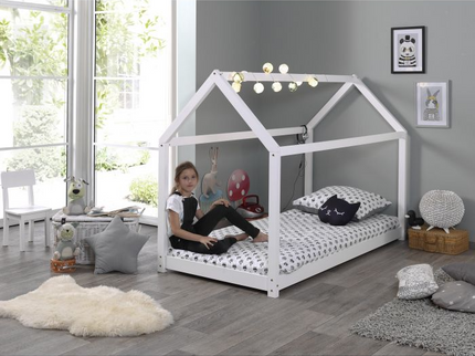 Vipack Hussäng Med Madrass 90x200 cm, Vit