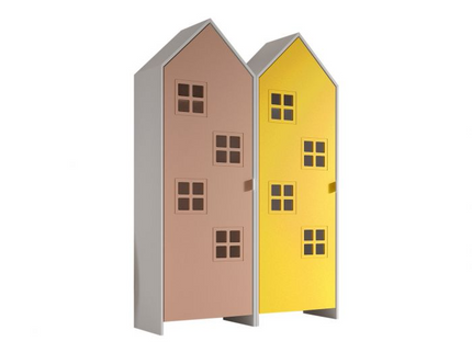 Vipack Garderob Casami Bruges, Rosa/Gul