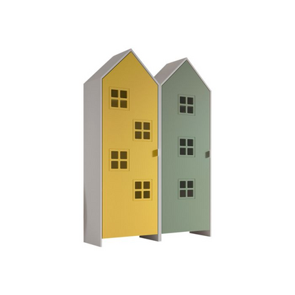 Vipack Garderob Casami Bruges, Gul/Grön