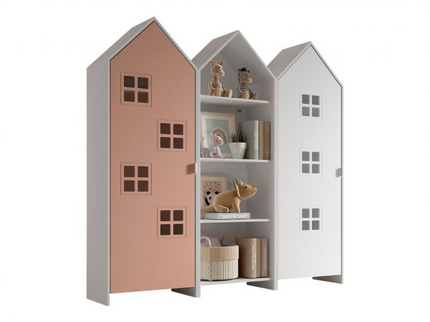 Vipack Garderobkombination Casami Bruges, Rosa/Vit