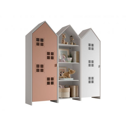 Vipack Garderobkombination Casami Bruges, Rosa/Vit