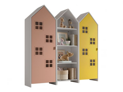 Vipack Garderobkombination Casami Bruges, Rosa/Gul