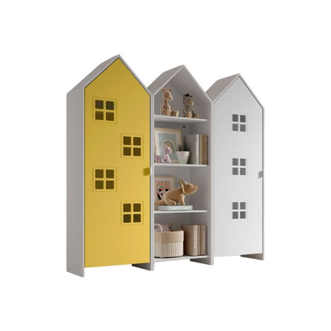 Vipack Garderobkombination Casami Bruges, Vit/Gul