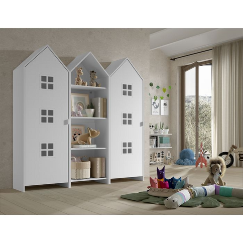 Vipack Garderobkombination Casami Bruges, Vit