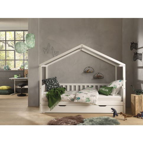 Vipack Dallas Hussäng Med Låda 90x200 cm, Vit