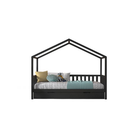 Vipack Dallas Hussäng Med Låda 90x200 cm, Anthracite