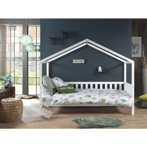 Vipack Dallas Hussäng Med Staket 90x200 cm, Vit